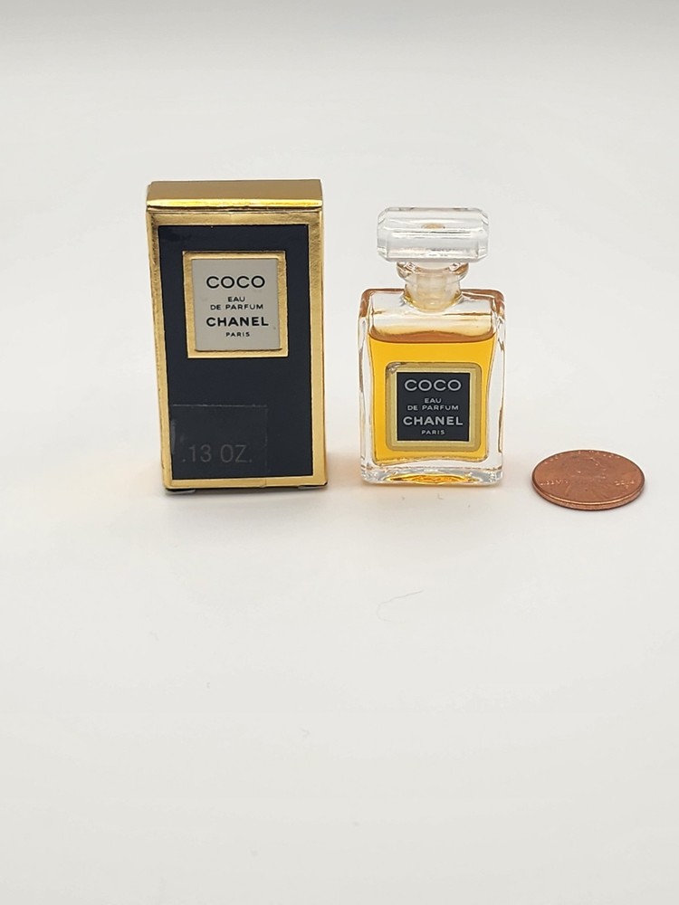 Chanel CoCo vintage mini perfume .13oz Eau de Parfum in box 1990s