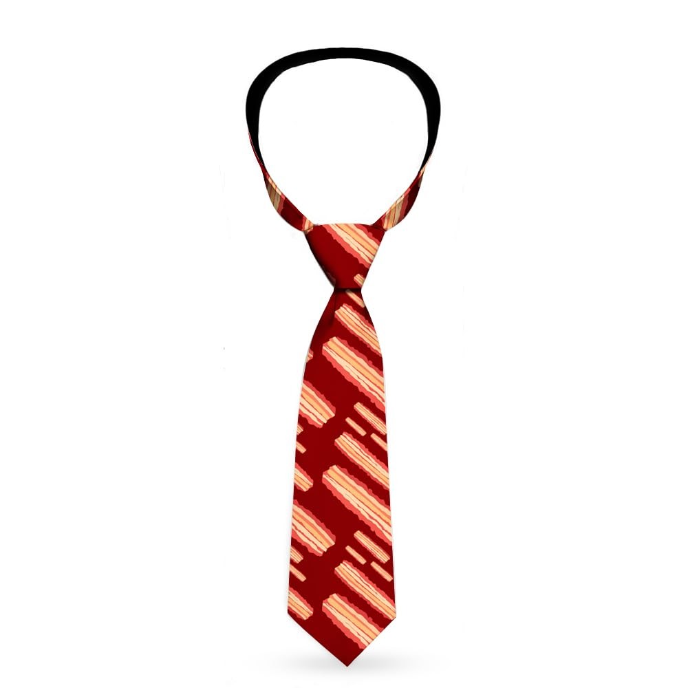Necktie Standard - Bacon Slices Maroon ACC NEWAnother great item from Rarewaves USA | Free delivery!