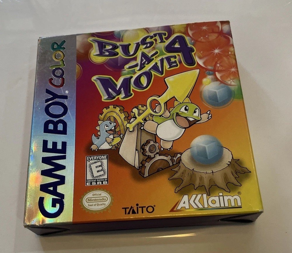Nintendo Bust-A-Move 4 Game Boy Color complete in box cib!