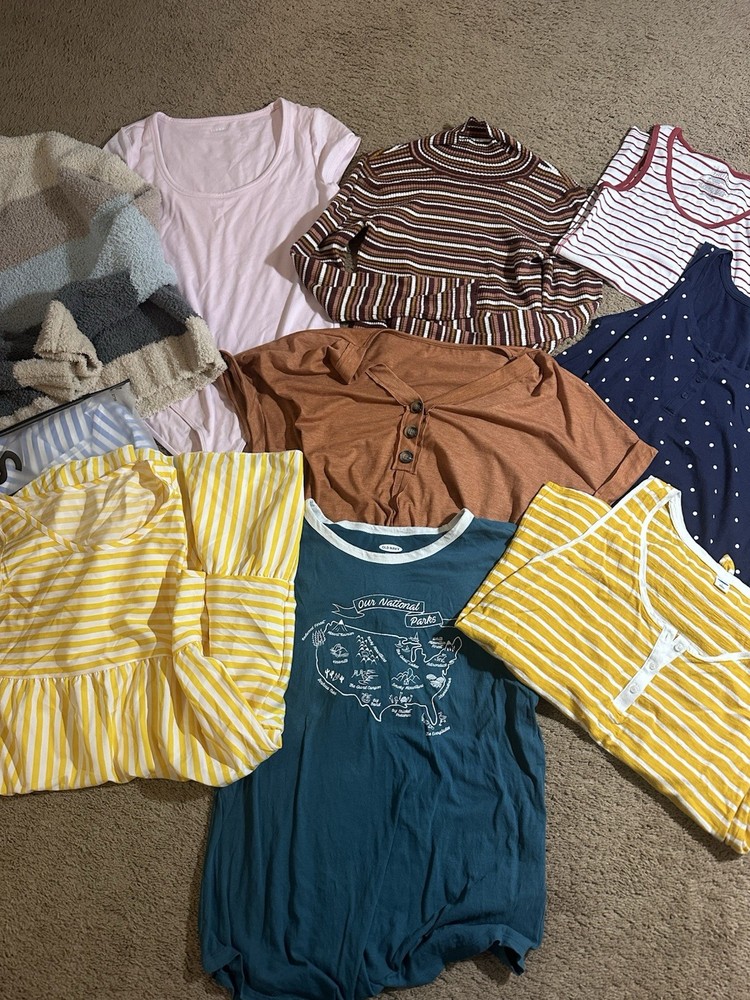 Lot Of Womens Tops Mixed Brands Size Large Dress Sweater Tank Tops