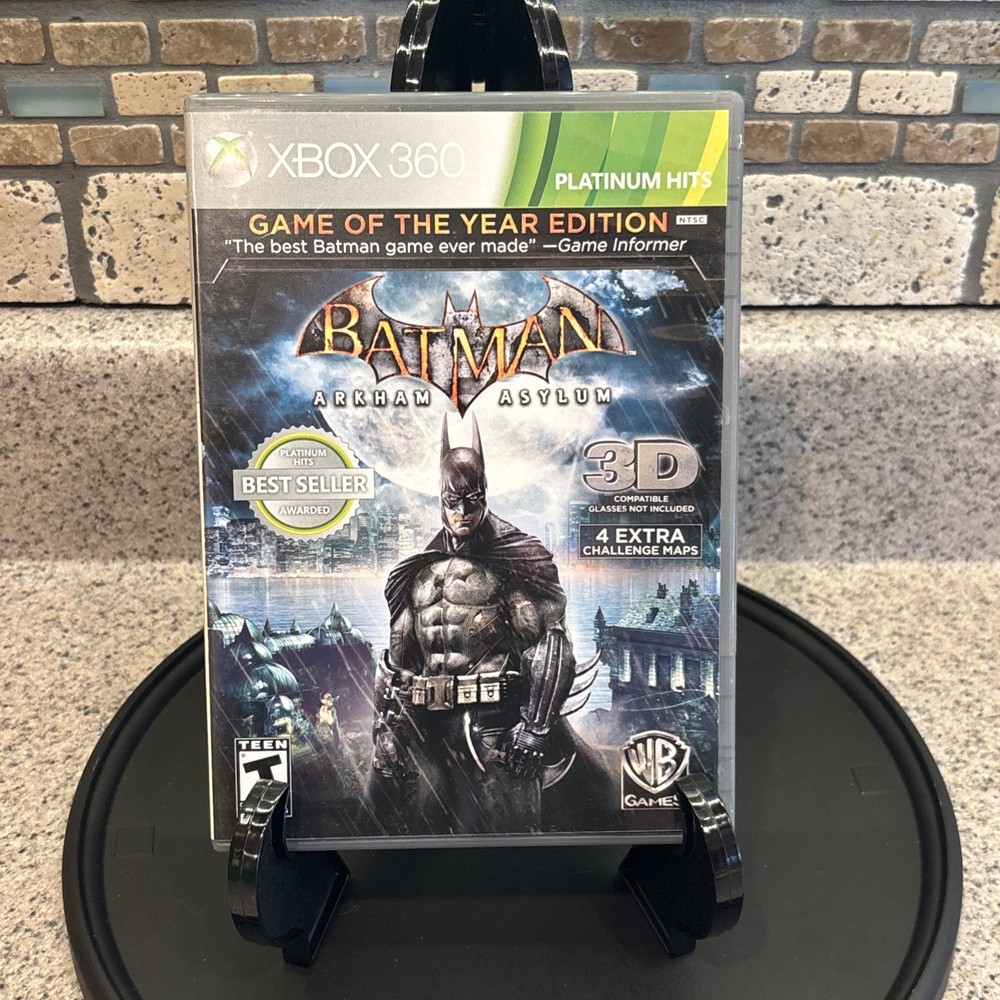 Batman: Arkham Asylum -- Game of the Year Edition (Microsoft Xbox 360, 2010)