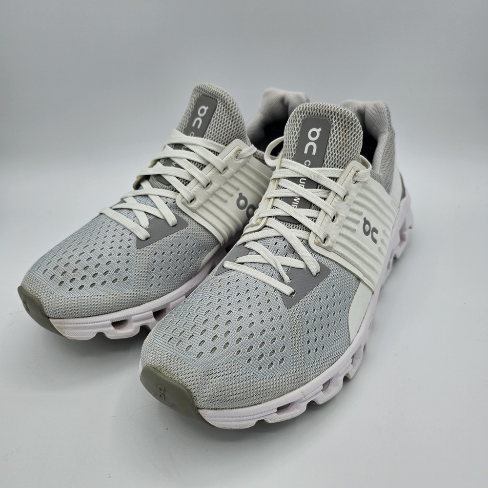 On Cloud Cloudswift Low Glacier White/Gary Women Size W8 US Sneakers Atlantic