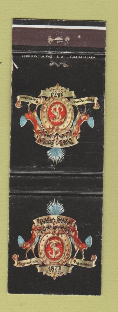 Matchbook Cover - Sauza Tequila Guadalajara Mexico WEAR