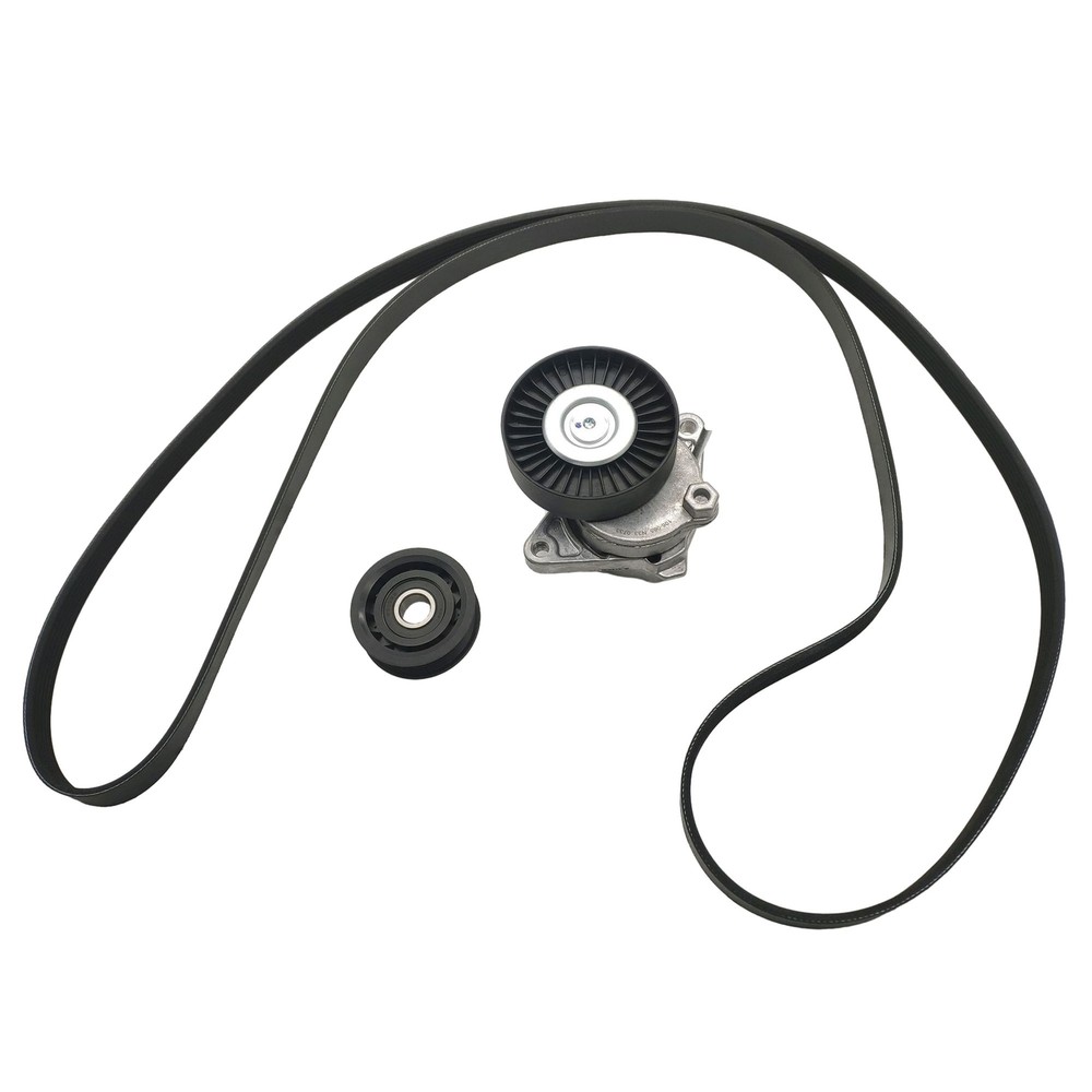 Serpentine Belt Tensioner Pulley Kit For 2001-2010 Mercedes-Benz CLK320 E320
