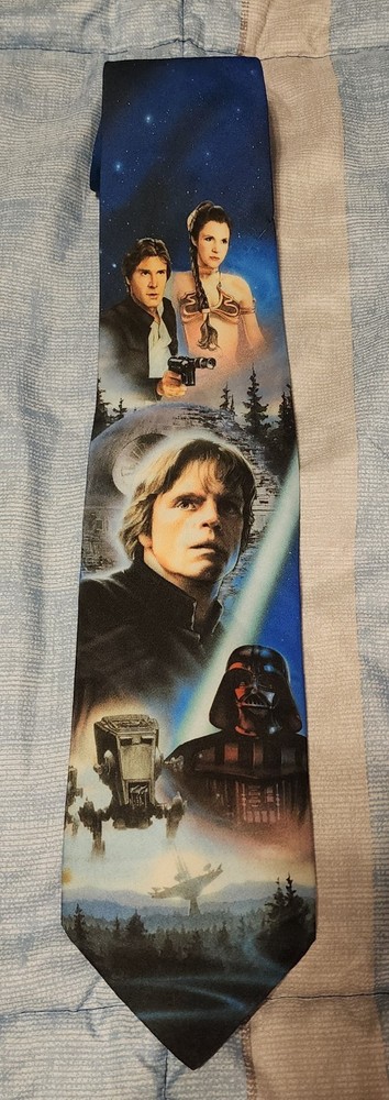 Star Wars Neck Tie Vintage 1994 Wally Wear Ralph Marlin Mens Made In USA