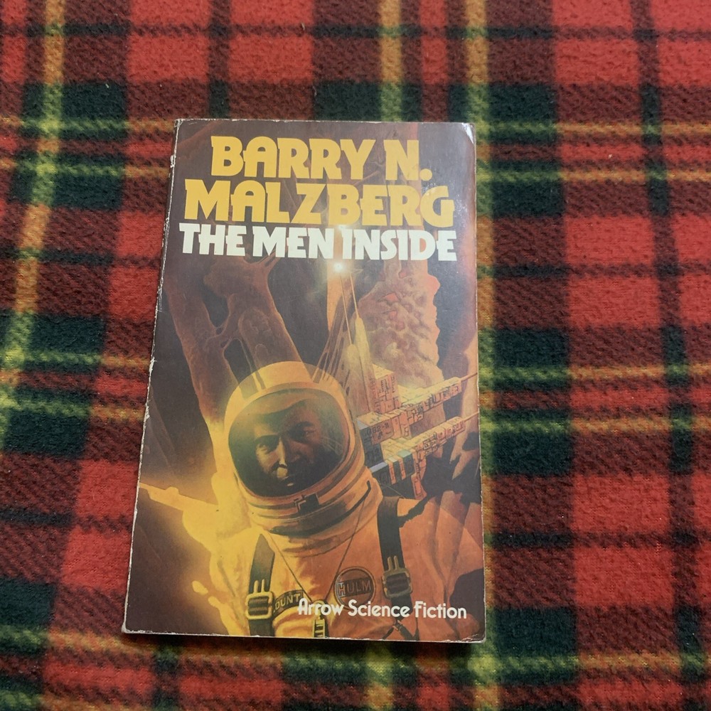SCI-FI VINTAGE BARRY N MALZBERG THE MEN INSIDE ARROW 1976 UK 1ST EDITION 📘