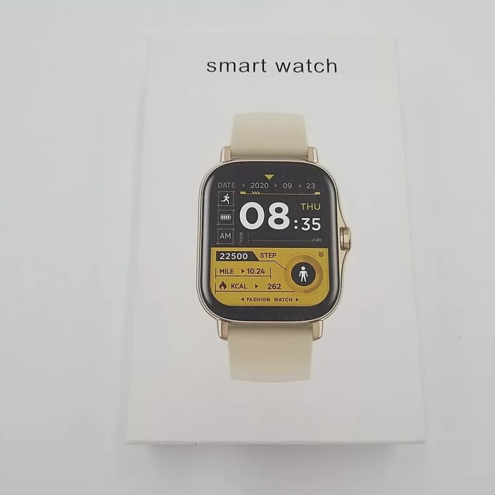 Pink Smart Watch with Bands & Charging Cable New