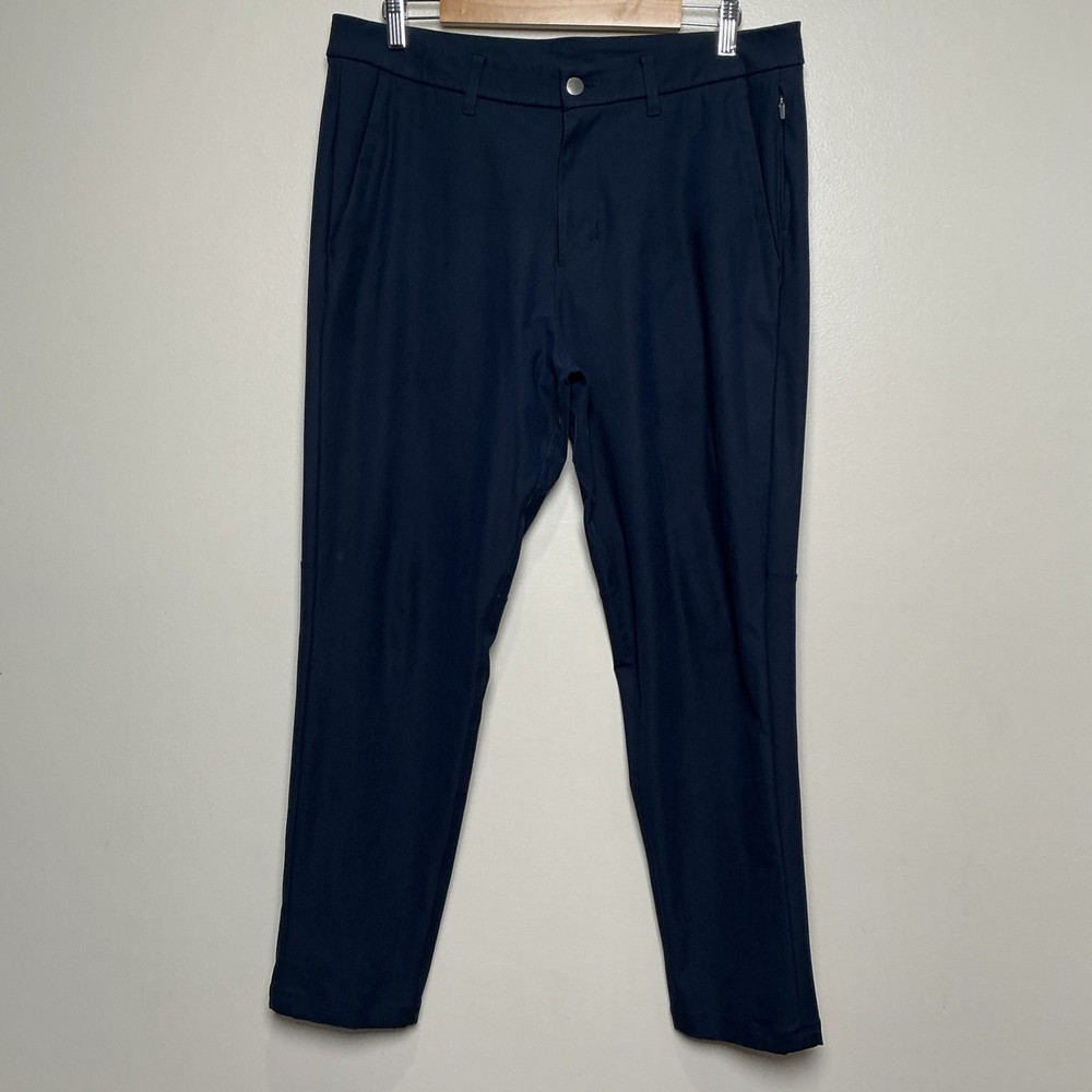 Lululemon Commission Pant Slim 34x30 Warpstream Blue Performance Chino LM5522S