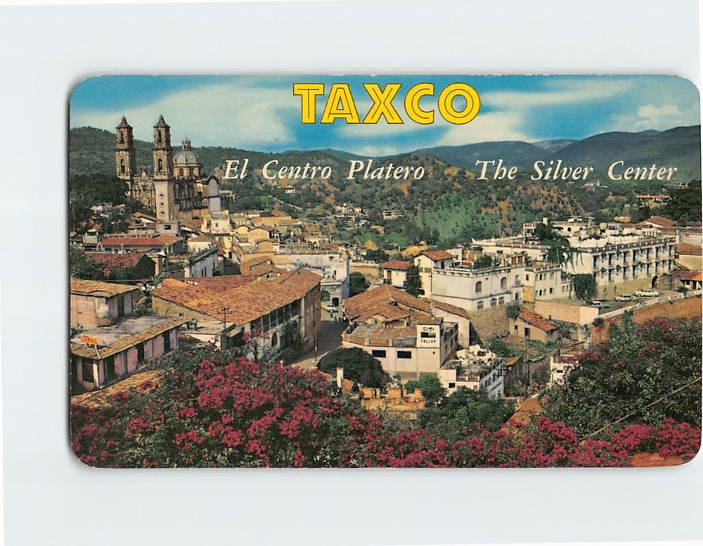 Postcard Panoramic View of Taxco Guerrero Mexico