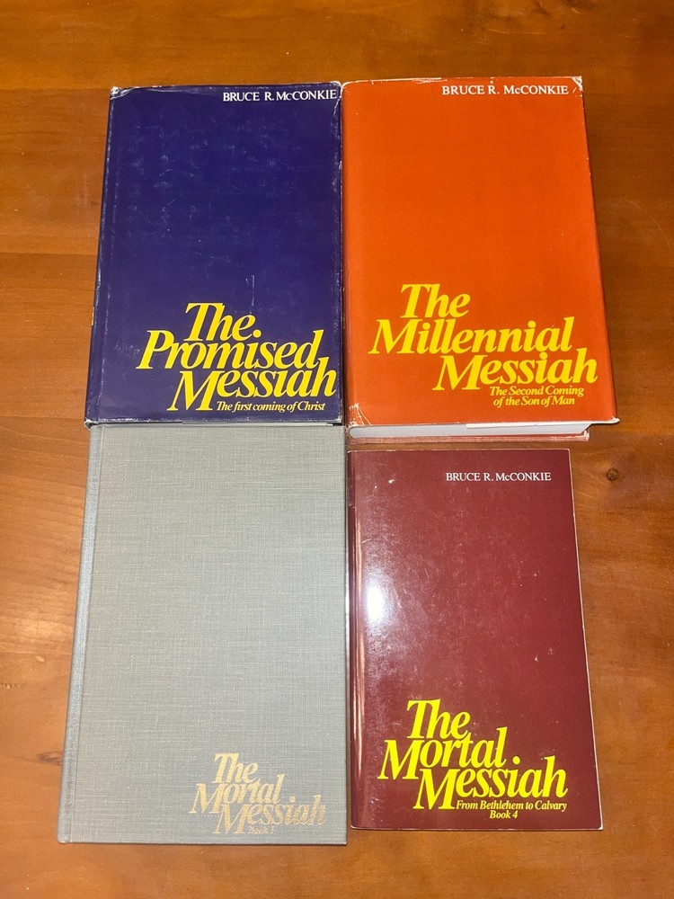 Bruce R. McConkie Messiah incomplete set - 4 volumes 1978 very good condition