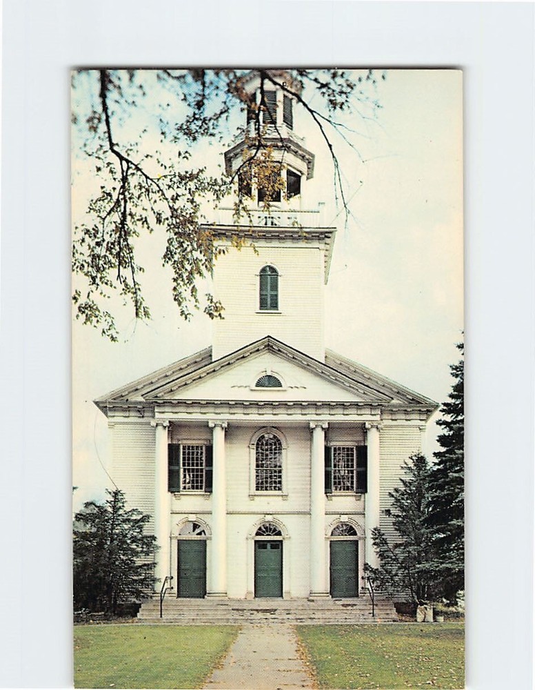 Postcard First Congregation Church Tallmadge Oho USA