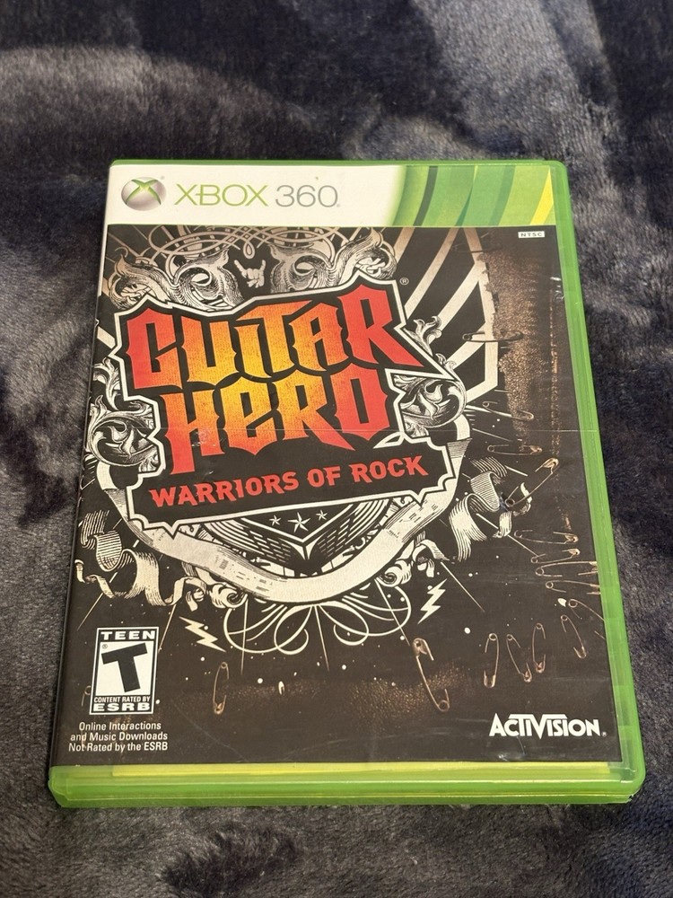 Guitar Hero Warriors of Rock (Xbox 360) Complete CIB Tested