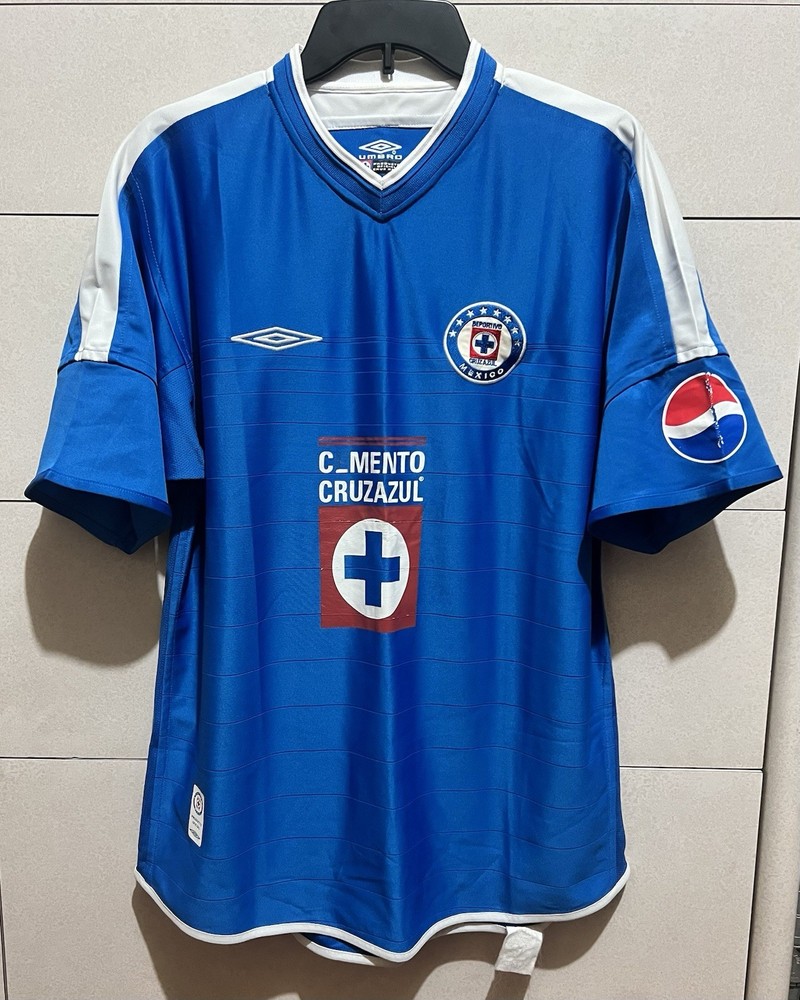 Cruz Azul Jersey Umbro 2003 - 2004 Pepsi Reversible