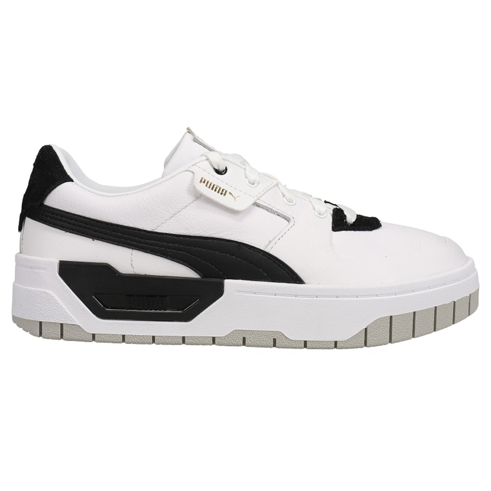 PUMA Cali Dream Lace Up  Womens Black, White Sneakers Casual Shoes 383112-04