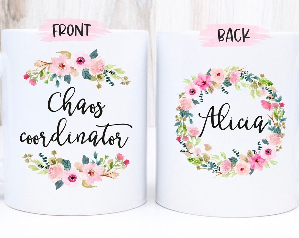 Chaos Coordinator Mug New Job Gift For Her New Job Mug Coworker Mug Wedding