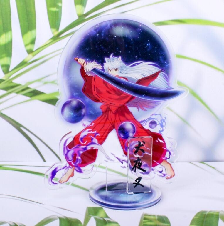 Anime Acrylic Inuyasha big stand card PVC Figure New No Box toy 16cm