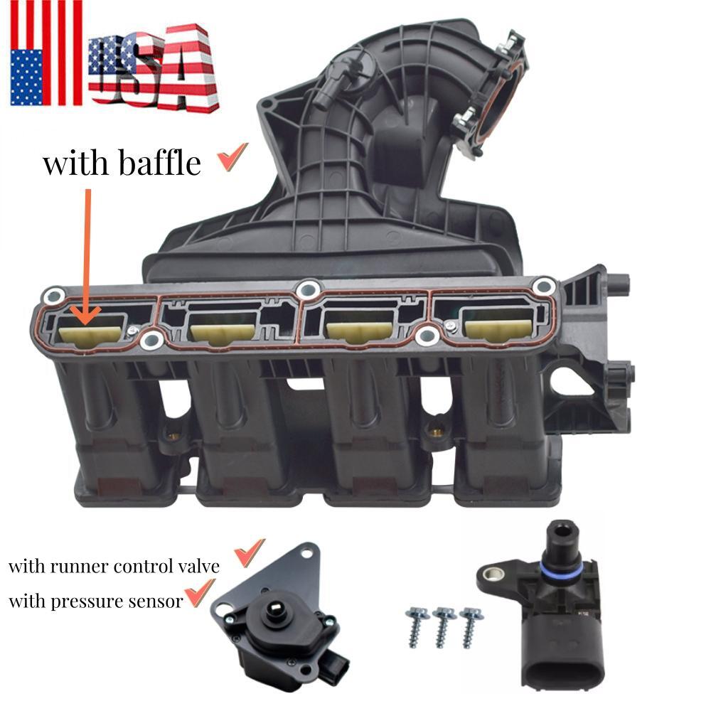 Jeep Patriot Compass 2.4L Intake Manifold with Runner Control Valve & Sensor  