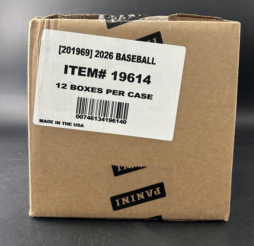 2026 Panini USA Stars & Stripes Prizm Baseball Hobby 12-Box Case SealedPROBSTEIN is actively accepting consignments !!