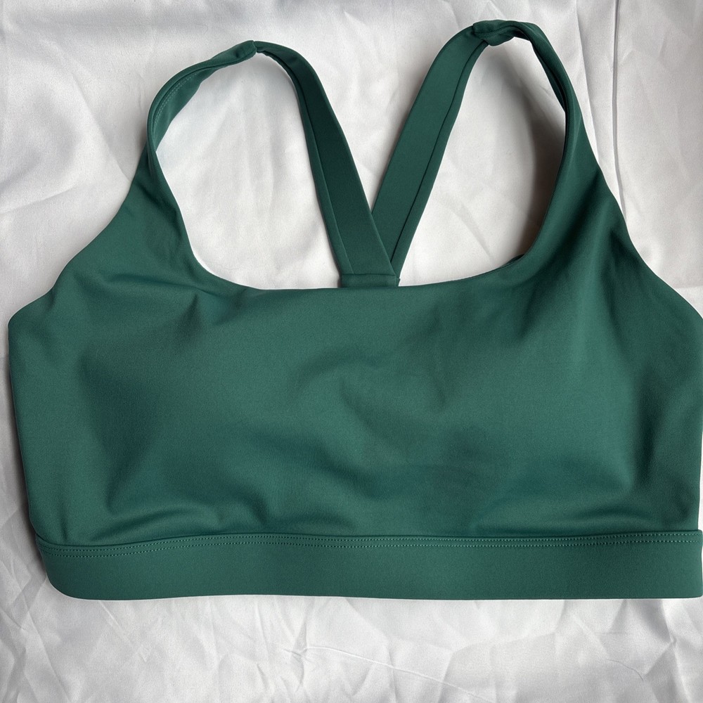 Athlete Yoga Ladies Women's Turquoise Green Sports Bra Size Small