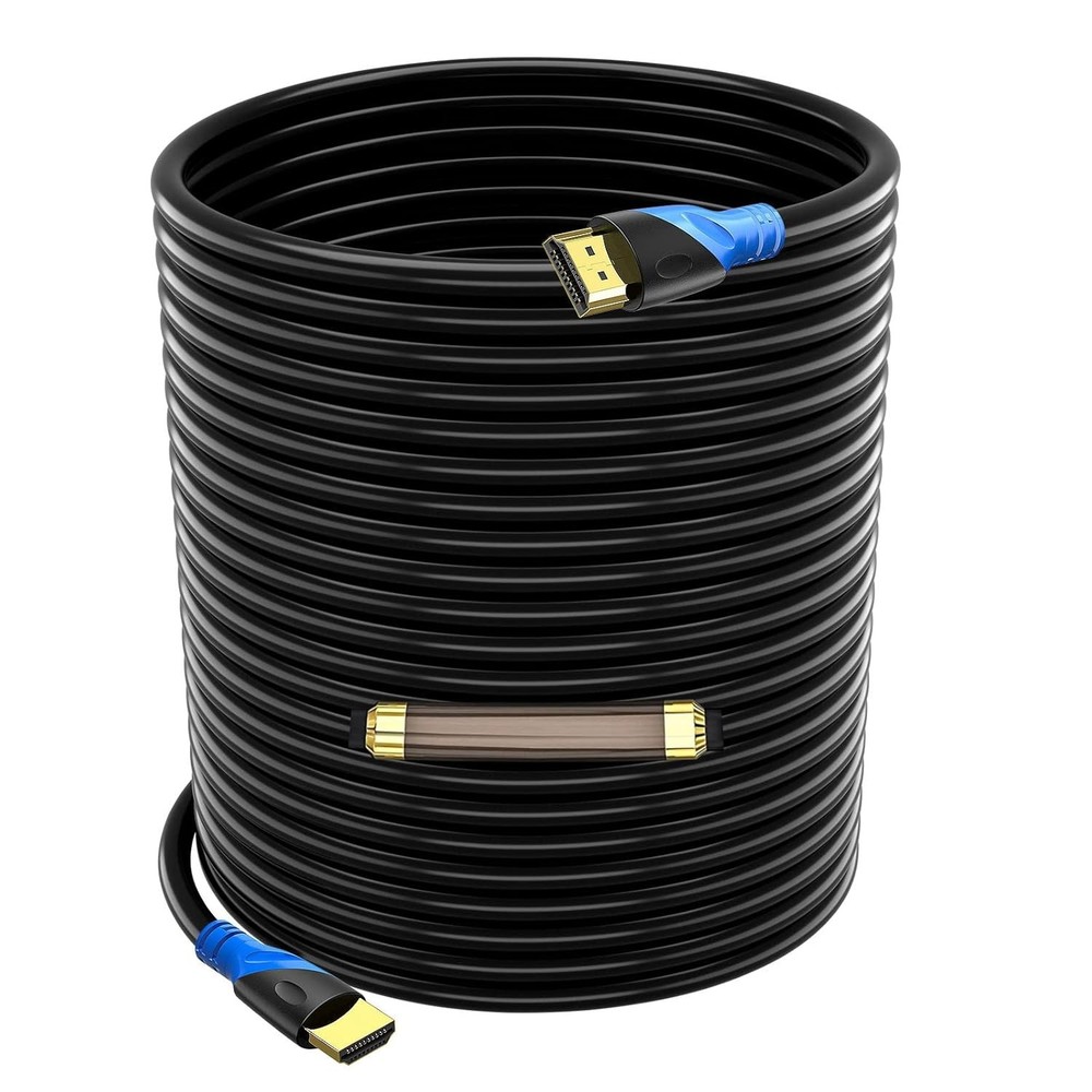 4K HDMI 100 FT Cable (HDMI 2.0,18Gbps) Ultra High Speed Gold Plated 100FT