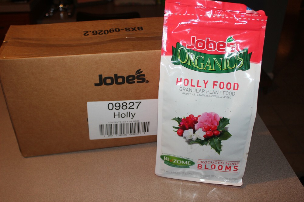 6 Pack of Jobe's Organics Holly Food Granules Plant Food - 4 lb Bags Each
