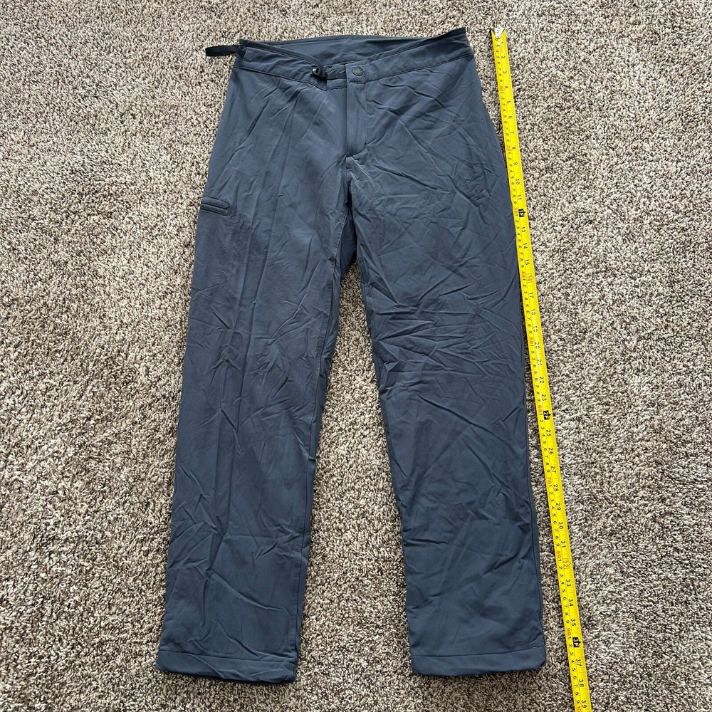 Mountain Hardwear Yumalina Fleece Lined Pants Women 0 28 Inseam Blue Nylon Warm