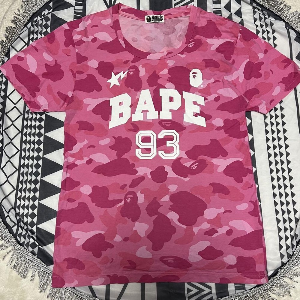 Bape Pink Camo T-Shirt 712171 APE Streetwear Fashion
