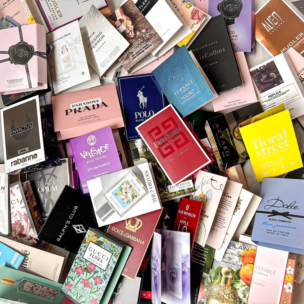 Lot of 10 High End Designer Perfume Samples Random Fragrances (No Duplicates)