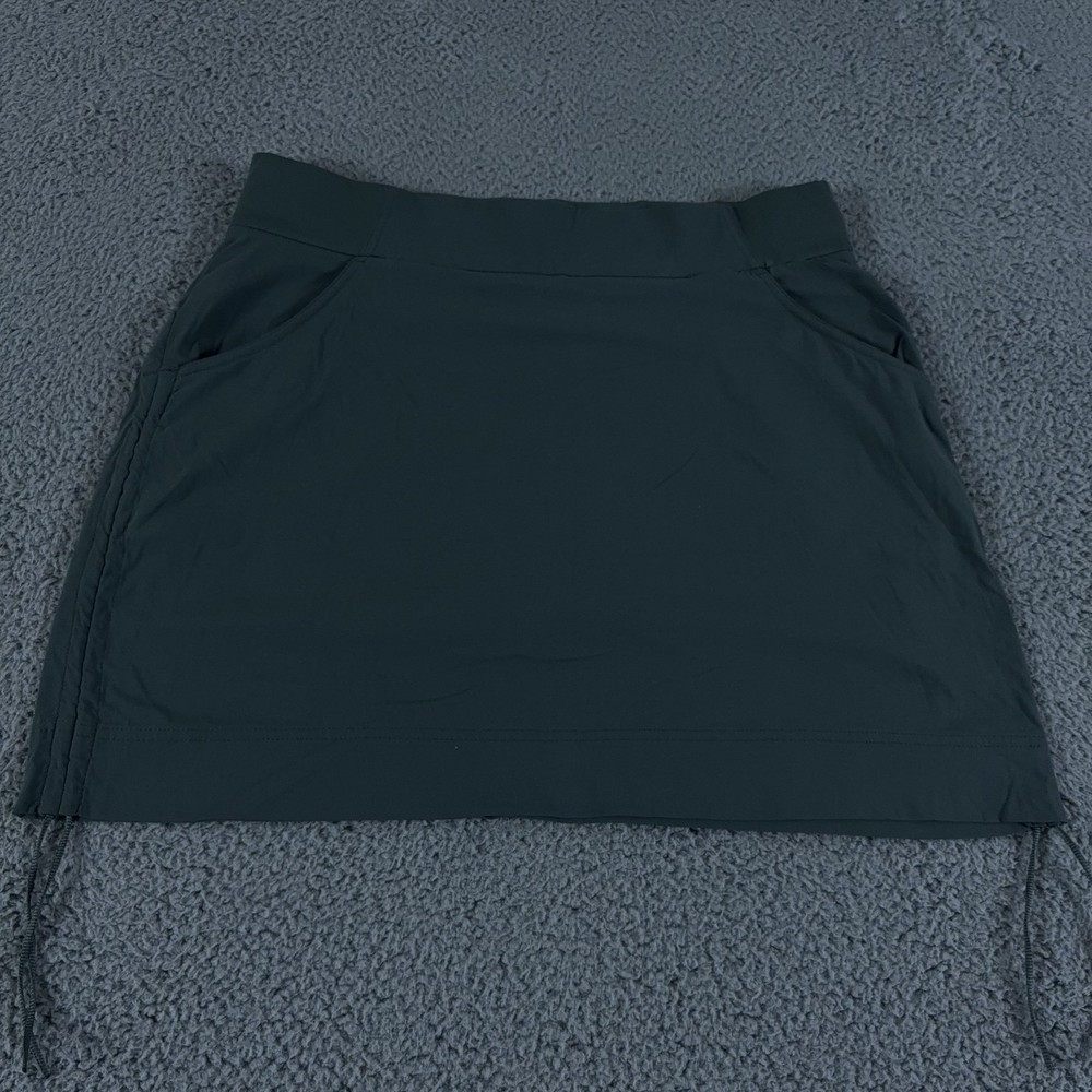 Columbia Anytime Casual Skort Womens L Green Lined Hiking Omni Shield Gorpcore