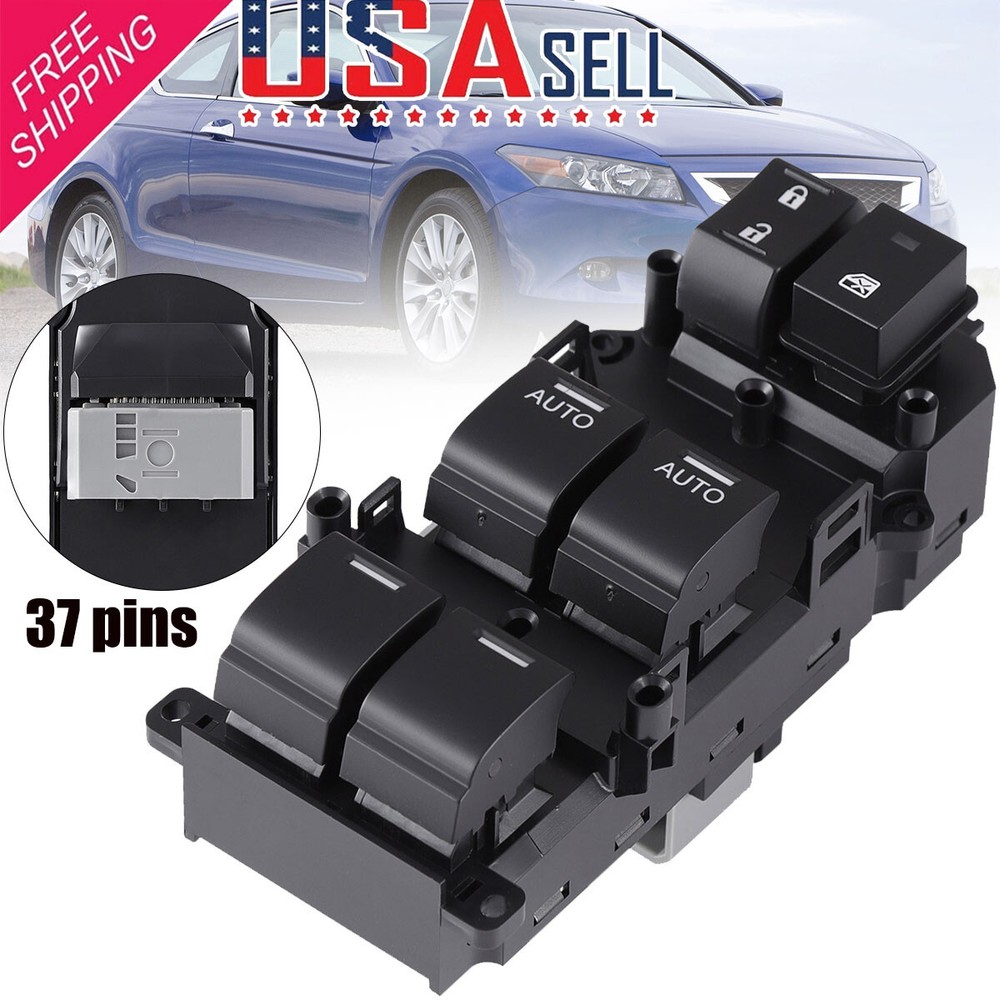 New Driver Left Master Power Window Door Switch For 2008-12 Honda Accord EX&EXL
