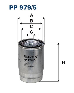 PP 979/5 FILTRON Fuel Filter for Hyundai, Kia