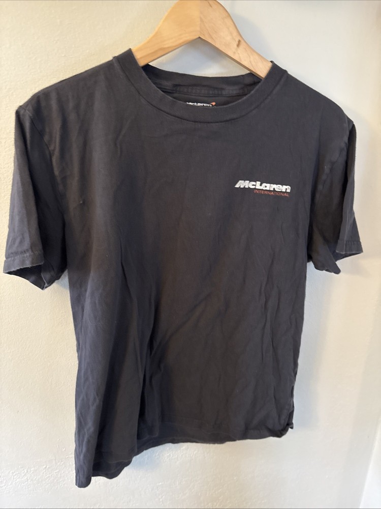 Mclaren Formula 1 Team Racing Graphic T-shirt Men M Black Short Sleeve