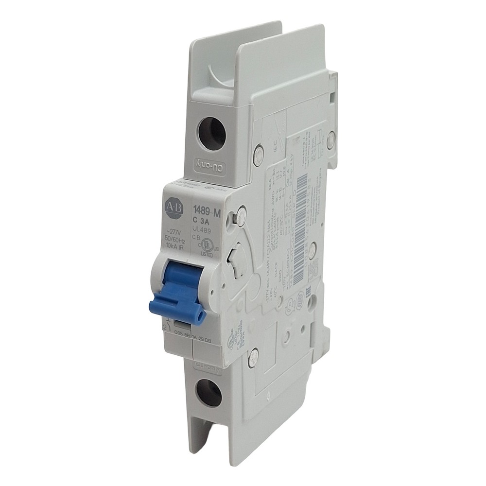 Allen Bradley 1489-M1C030 Circuit Breaker, 1-Pole, 3A 277VAC, DIN Rail