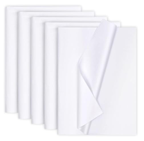 960 Sheet White Tissue Paper Wrapping Tissue Paper 14”x20” Recyclable Packagi...