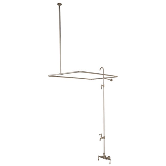 Kingston Brass CC61T Vintage Deck Mounted Clawfoot Tub Filler - Nickel
