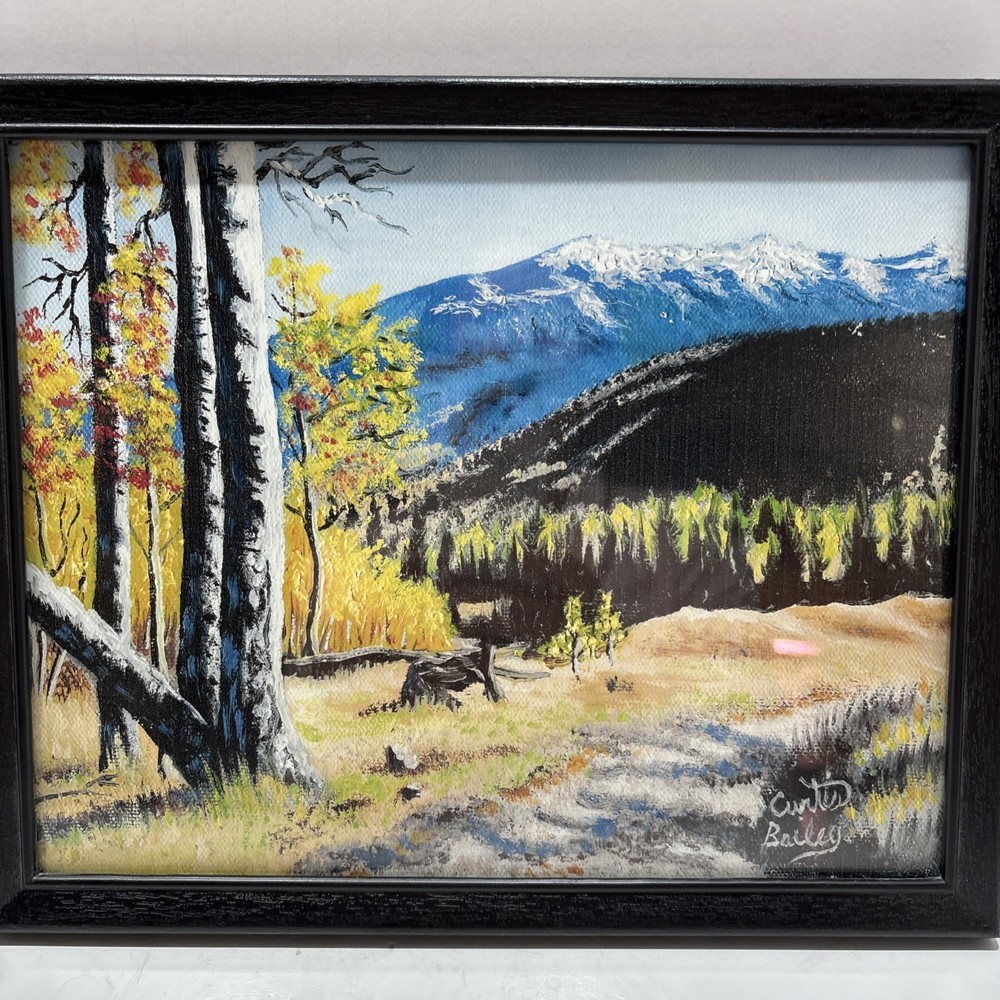 Watercolor Painting Landscape 8x10 Signed By Artist Original