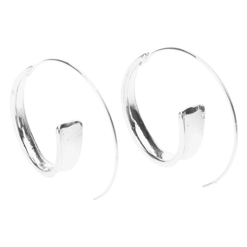 Vintage Geometric Hoop Earrings Long Hook Rock Fashion Drop Dangles