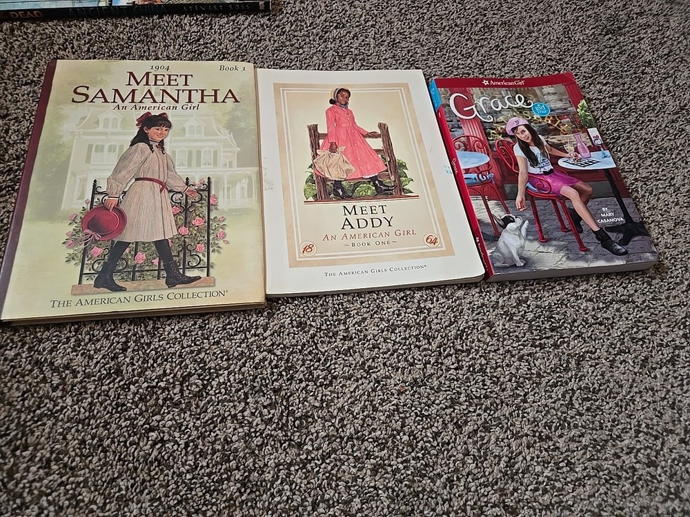 American Girl 3 Book Lot Samantha Addy And Grace