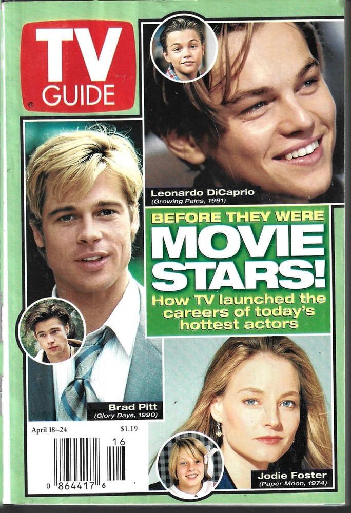 Tv Guide Magazine April 18-24 1998 (Fn/Vf) Brad Pitt, Jodie Foster