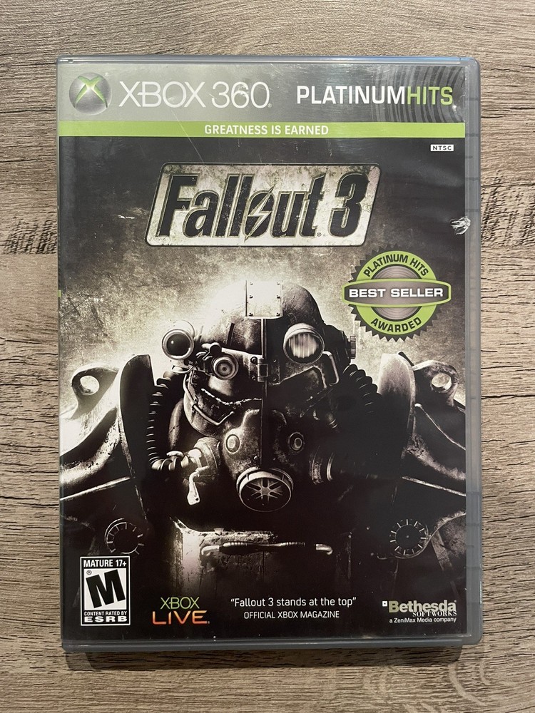 Fallout 3 [Platinum Hits] CIB (Microsoft Xbox 360, 2008)