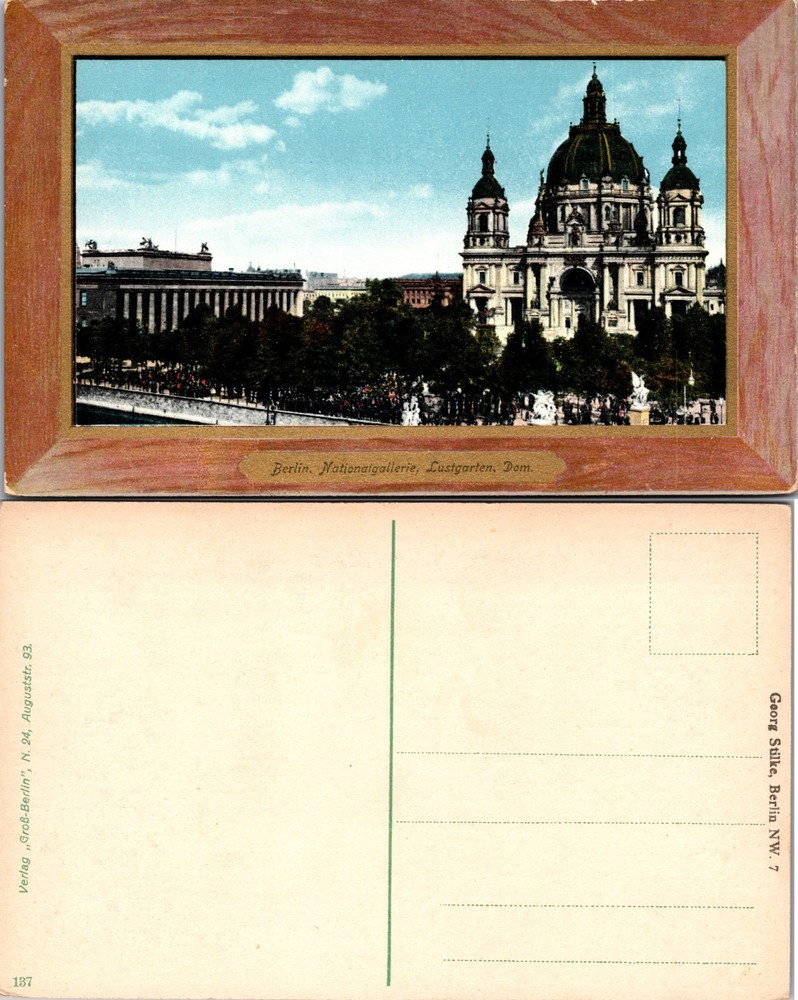 Berlin Cathedral Lustgarten Germany Postcard