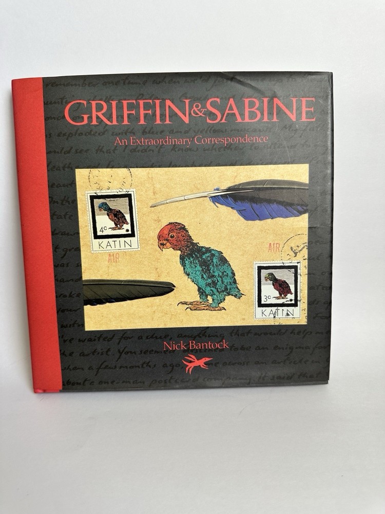 Griffin & Sabine Nick Bantock Chronicle Books Hardcover 1991 Illustrated Vintage