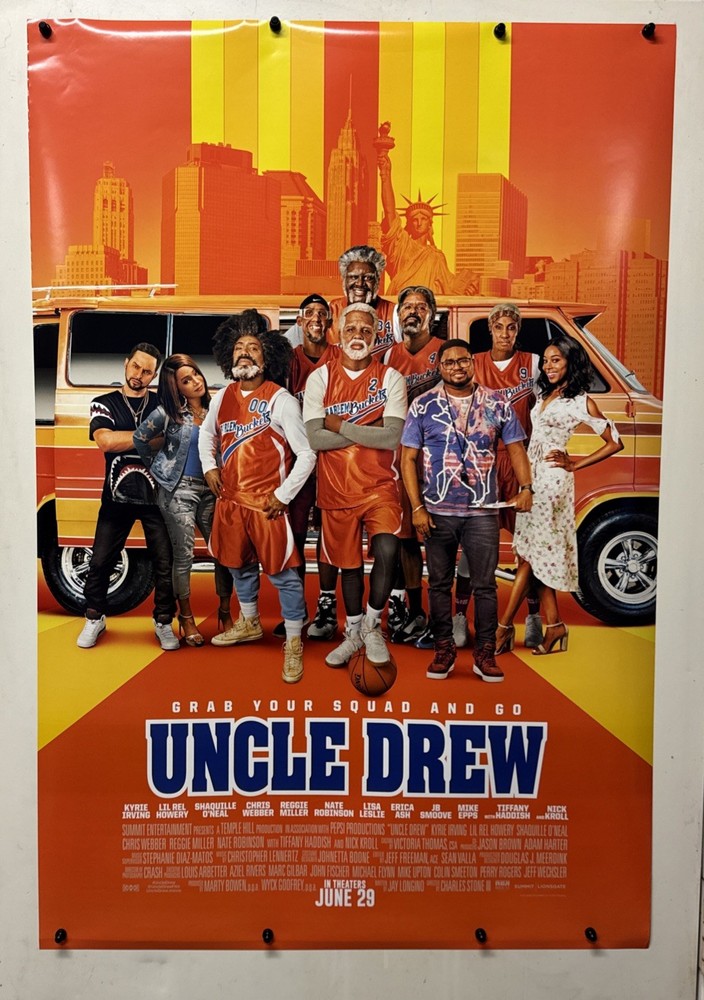 2018 Uncle Drew Original One Sheet Rolled Double Sided Movie Poster 27X40