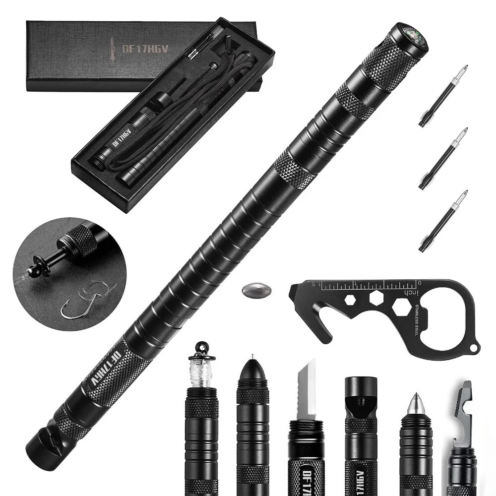 Tactical Survival Pen for Outdoor Camping Hiking and Emergency Rescue Gear