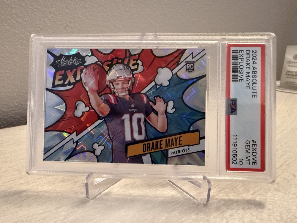 2024 Panini Absolute - Explosive Drake Maye #EX-DME (RC)