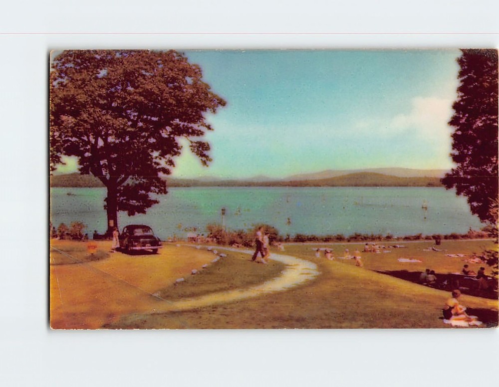 Postcard Endicott Park Lake Winnipesaukee White Mountains New Hampshire USA