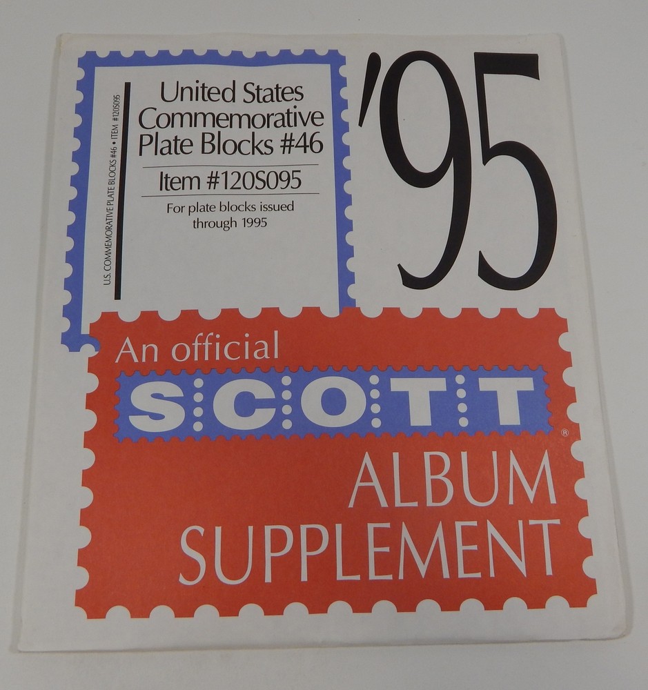 The Scott Collection US Commemorative Blocks #46 1995 Sealed Stamp Album Pages