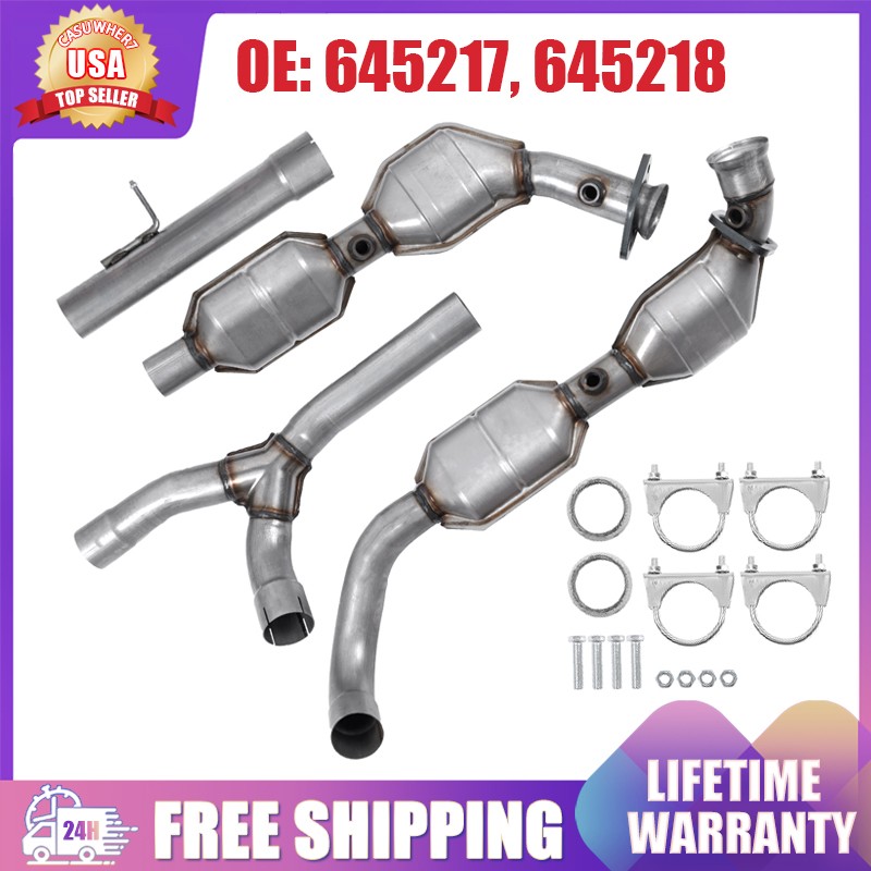Catalytic Converter Driver & Passenger Side For 2004-2006 Ford F-150 5.4L V8 4WD