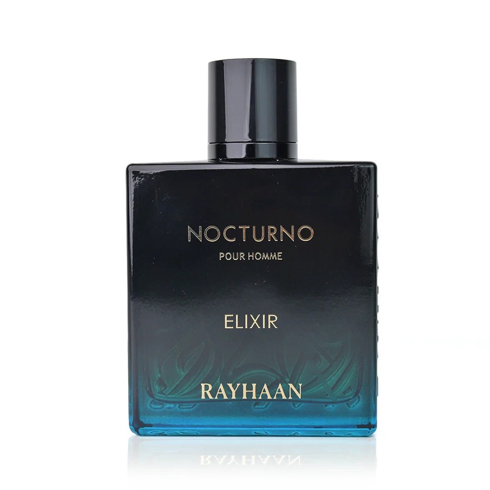 Rayhaan Nocturno Elixir Eau de Parfum 3.4oz 100ml Spicy Woody Amber Unisex