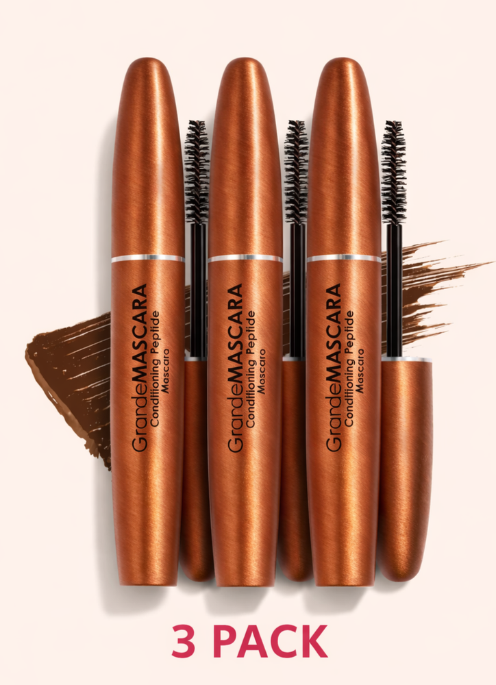 GrandeMASCARA Brown Conditioning Peptide Mascara 3 Pack Full Size